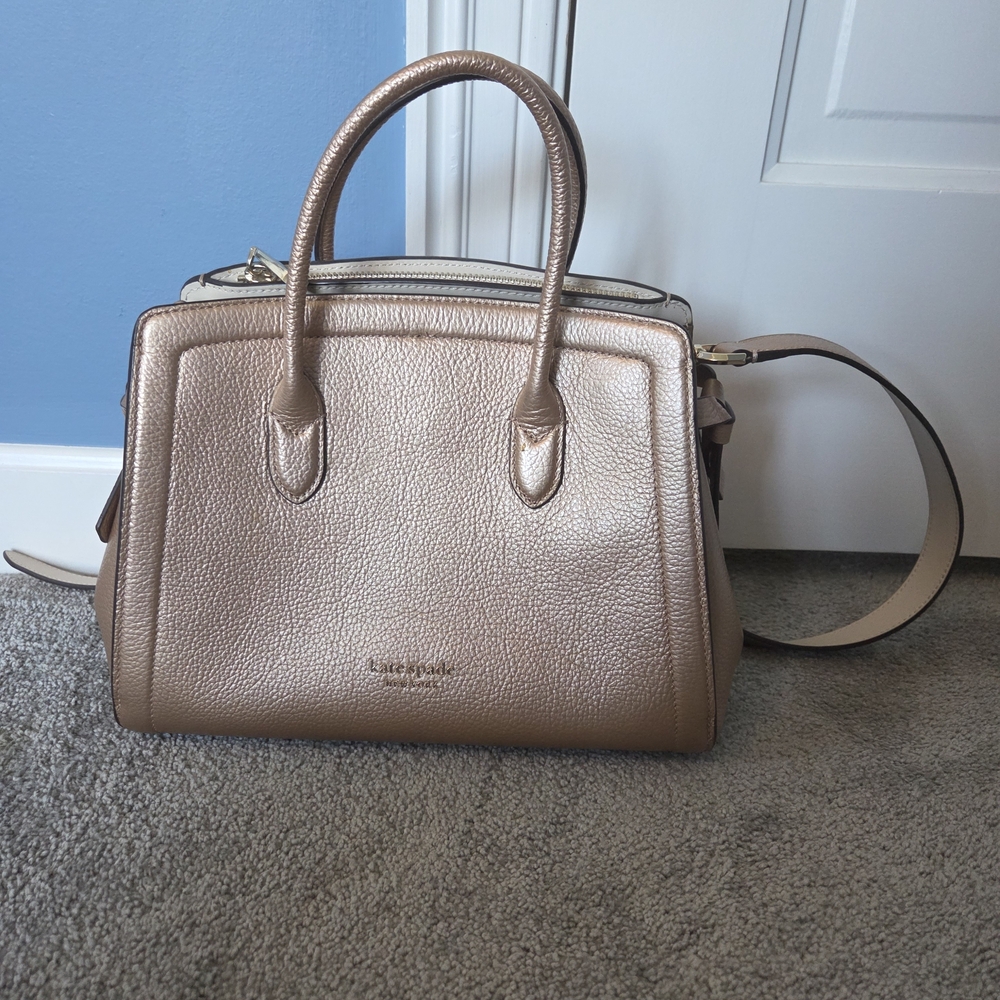 Kate Spade Rose Gold Satchel Bag